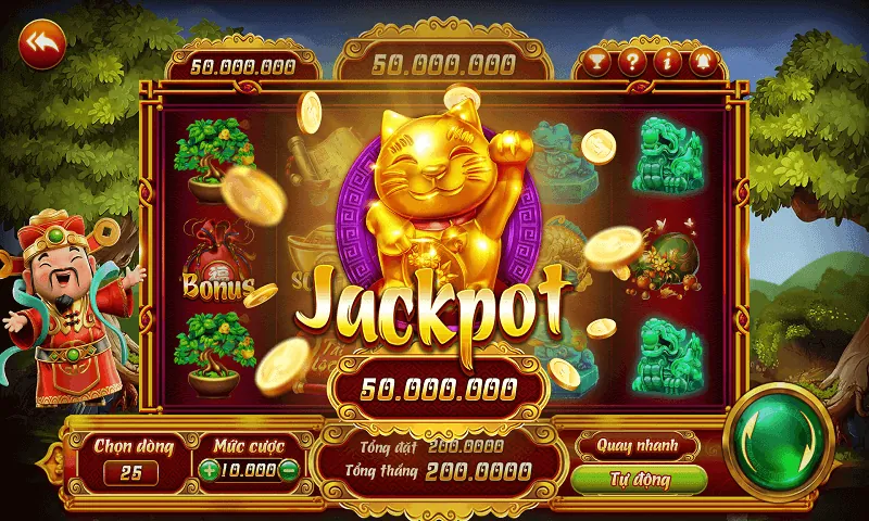 Biểu tượng tỷ lệ thắng cao và jackpot khủng