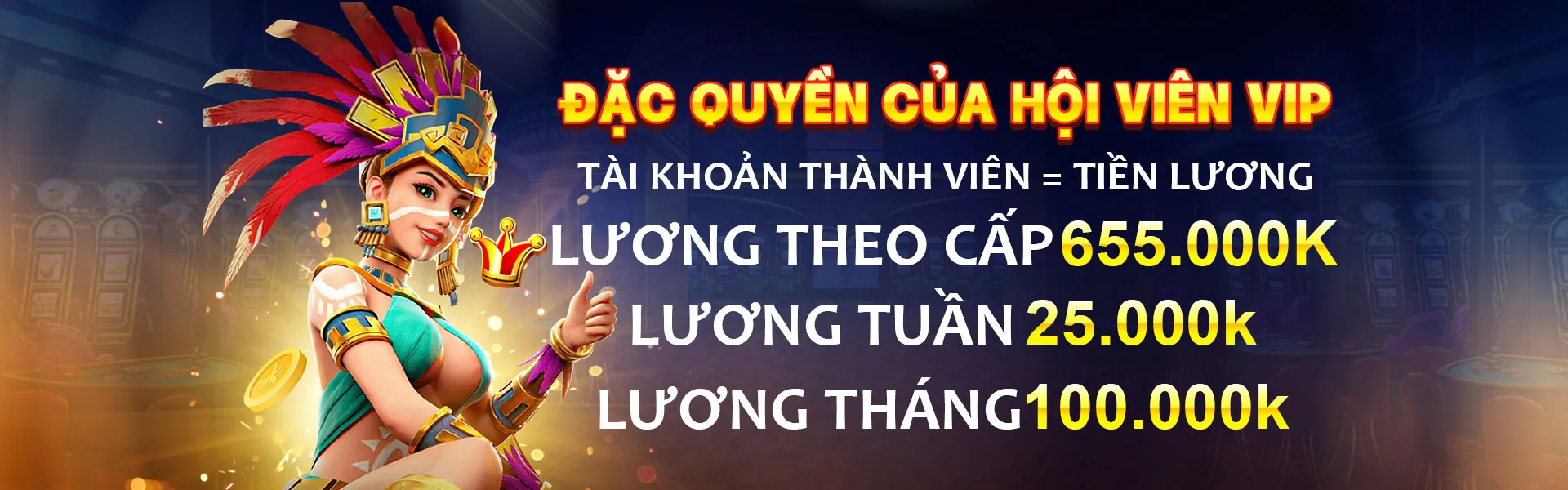 Ưu đãi dành riêng cho VIP tại 999bet